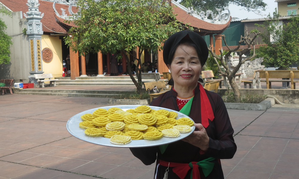 Bánh cắp Đào Xá đượm tình quan họ